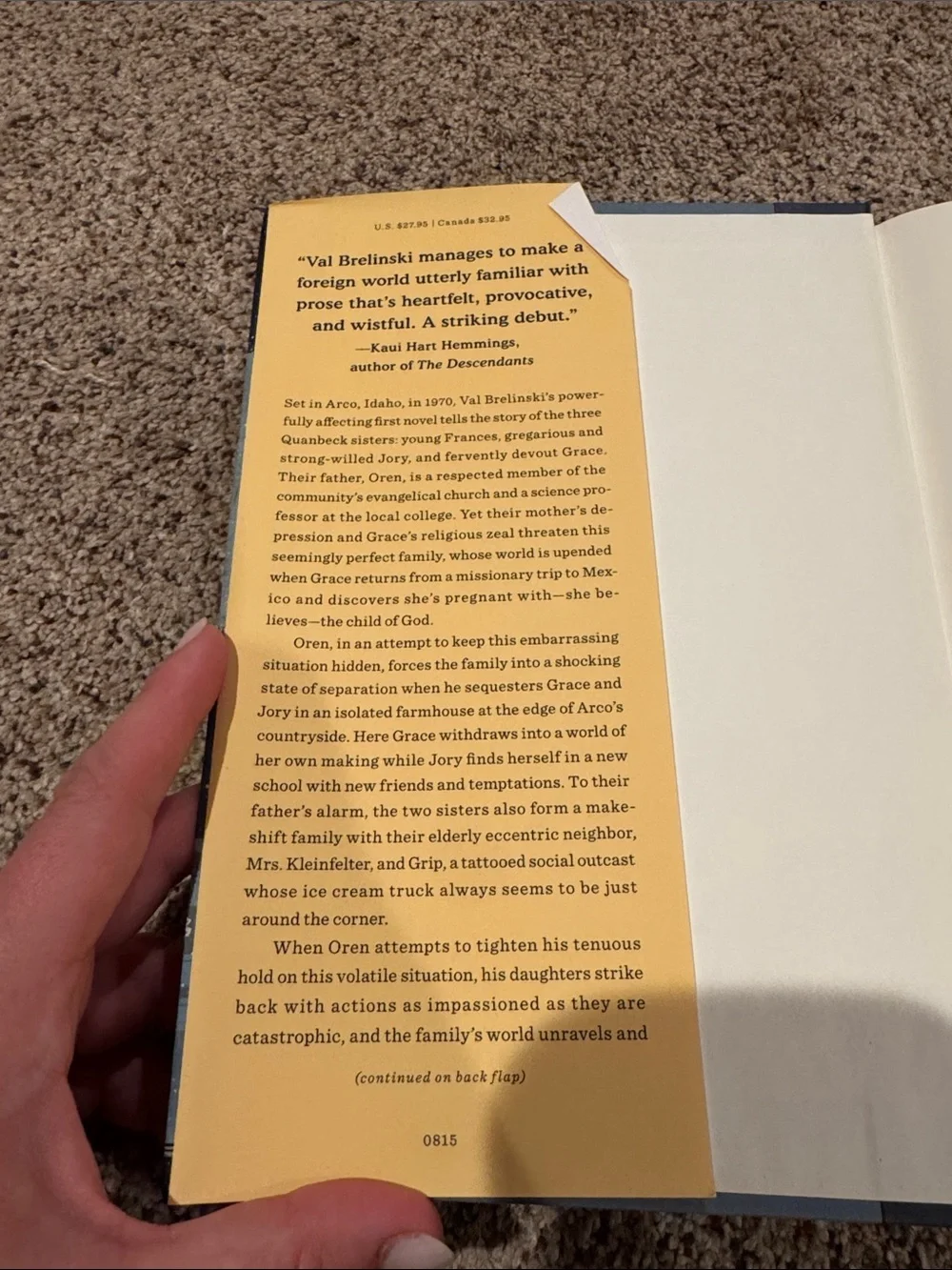 The Girl Who Slept with God - Illustrated Blue Cover Hardcover